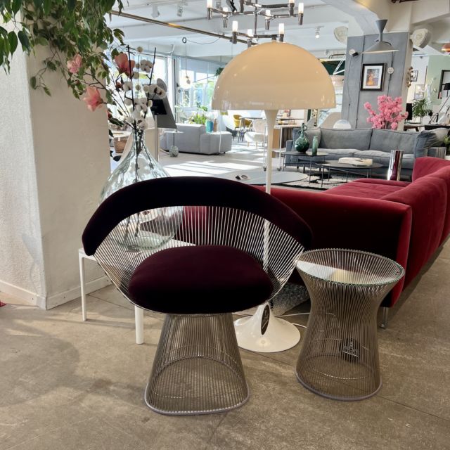 On commence la semaine par un peu d'histoire... 

La collection Platner a été saluée pour sa capacité à fusionner l'esthétique moderne avec une touche de raffinement et d'élégance. 

Les pièces de cette collection sont souvent considérées comme des icônes du design du milieu du siècle et sont toujours très prisées par les amateurs de design et les collectionneurs pour leur style intemporel.

#uniquementvotre #showroom #knoll #platner #classique #design #icone #velours #velvet #fauteuil #ambiance